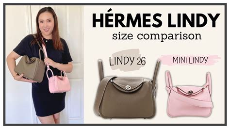 hermes mini lindy grey|hermes mini lindy size.